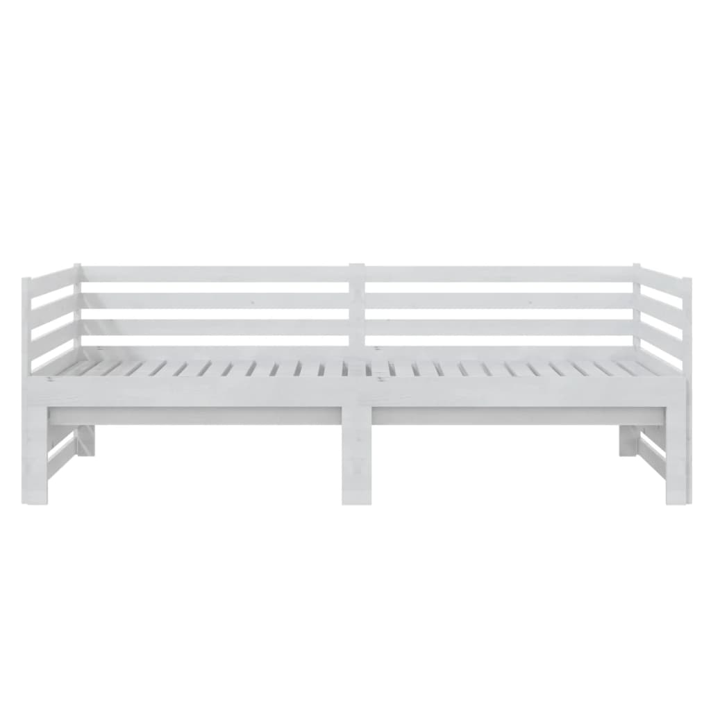 Day Bed | White | Solid pine wood | 2x