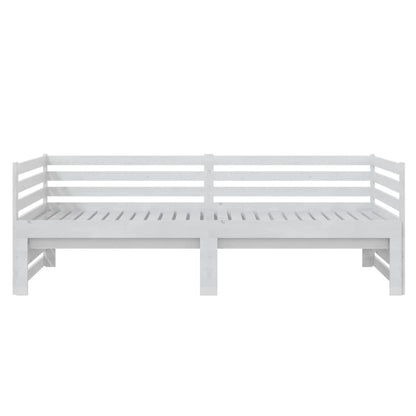 Day Bed | White | Solid pine wood | 2x