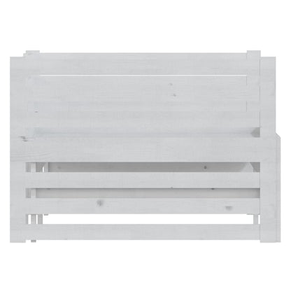 Day Bed | White | Solid pine wood | 2x