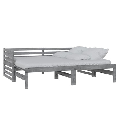 Day Bed | Grey | Solid Pinewood | 2x