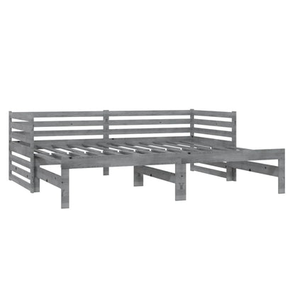 Day Bed | Grey | Solid Pinewood | 2x