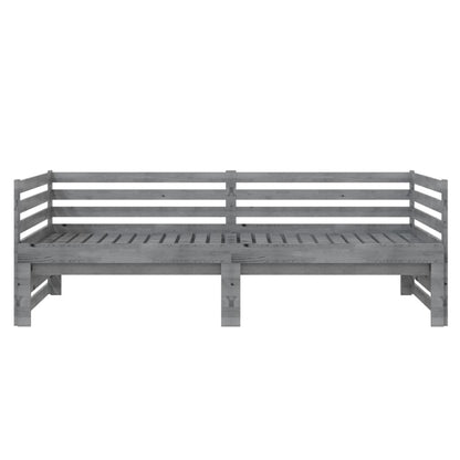 Day Bed | Grey | Solid Pinewood | 2x