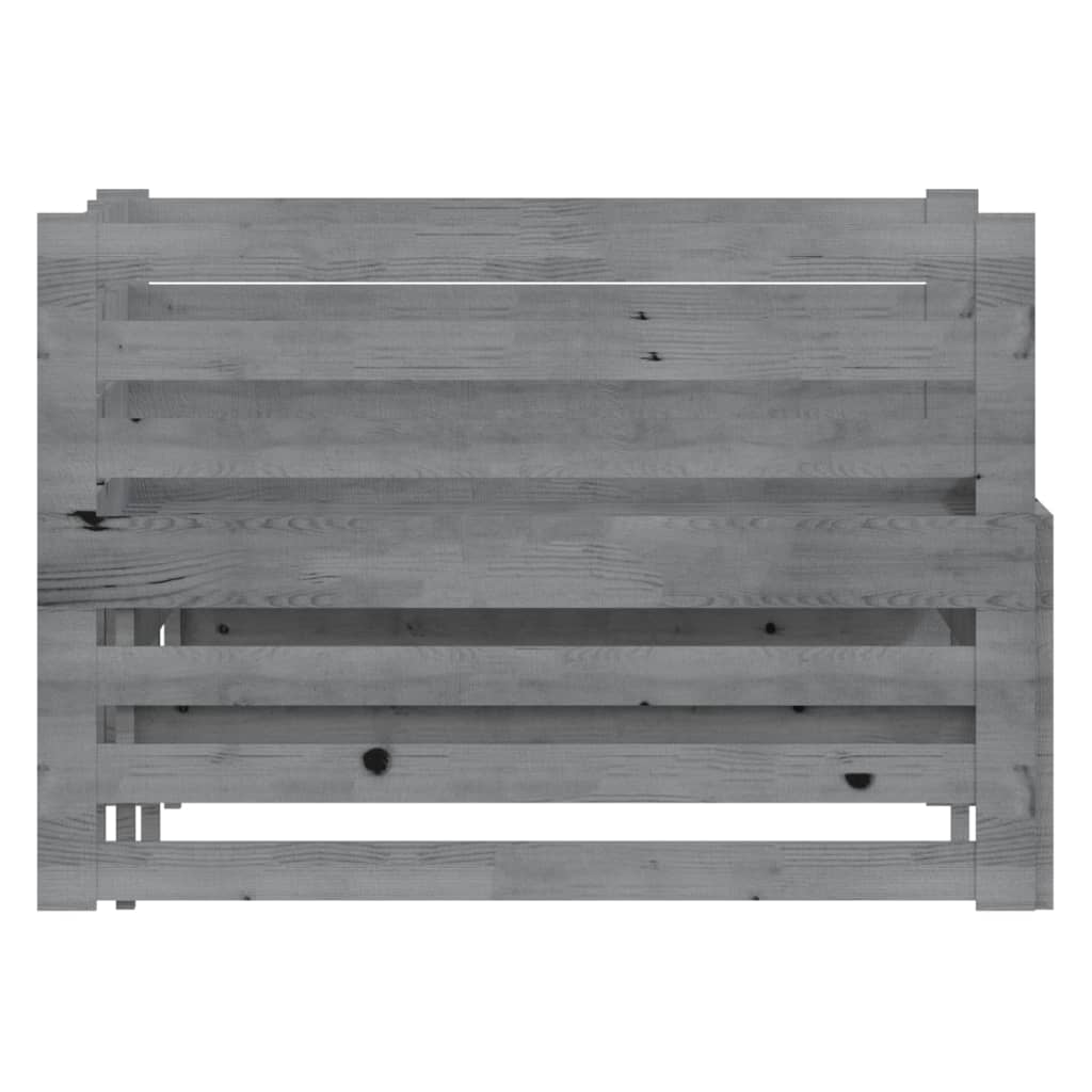 Day Bed | Grey | Solid Pinewood | 2x