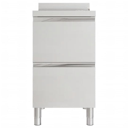 Commercial Kitchen Cabinets with 2 Drawers 2 pcs 50x60x96 cm
