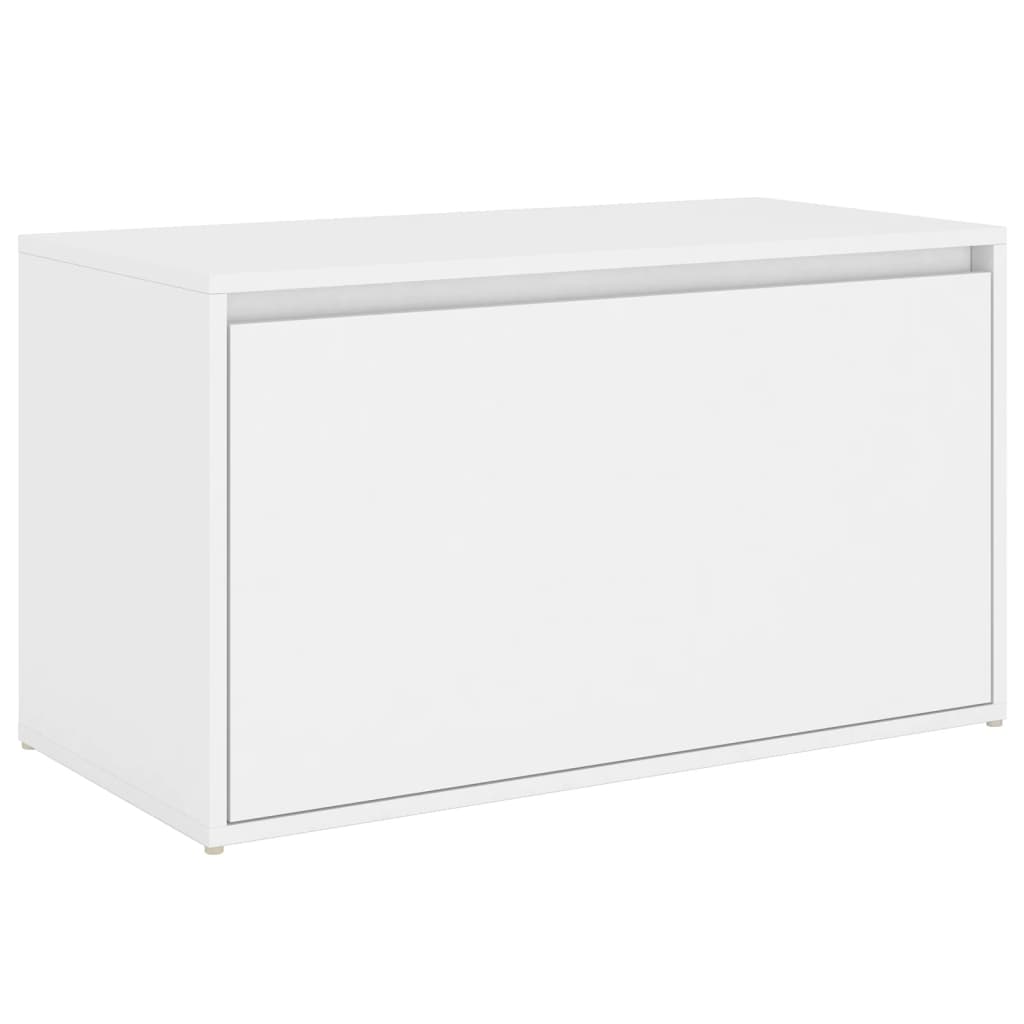 Bench | White | Engineered Wood | 80x40x45 cm | Bench | Rectangular