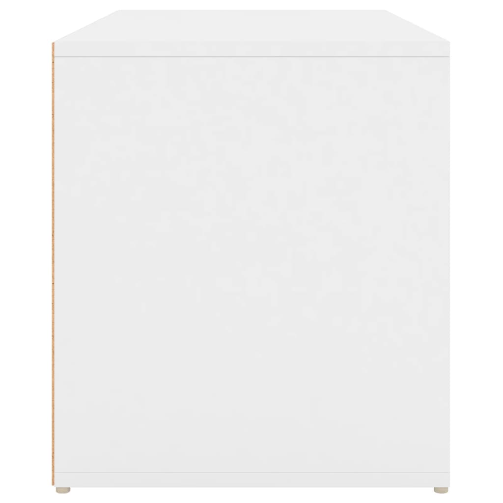 Bench | White | Engineered Wood | 80x40x45 cm | Bench | Rectangular