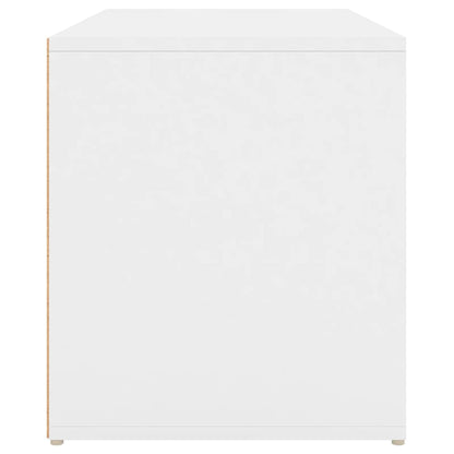 Bench | White | Engineered Wood | 80x40x45 cm | Bench | Rectangular