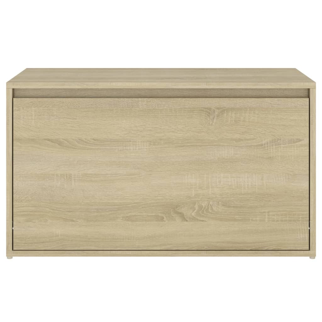 Bench | Sonoma oak | Engineered wood | 80x40x45 cm | Entryway Bench