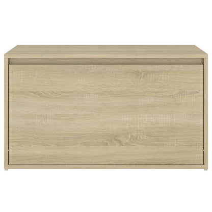 Bench | Sonoma oak | Engineered wood | 80x40x45 cm | Entryway Bench