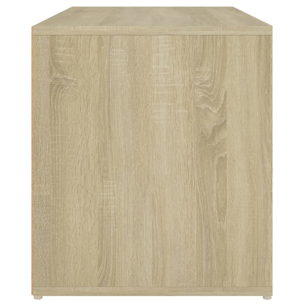 Bench | Sonoma oak | Engineered wood | 80x40x45 cm | Entryway Bench