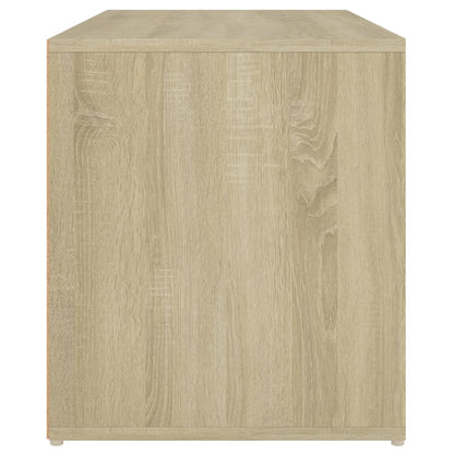 Bench | Sonoma oak | Engineered wood | 80x40x45 cm | Entryway Bench