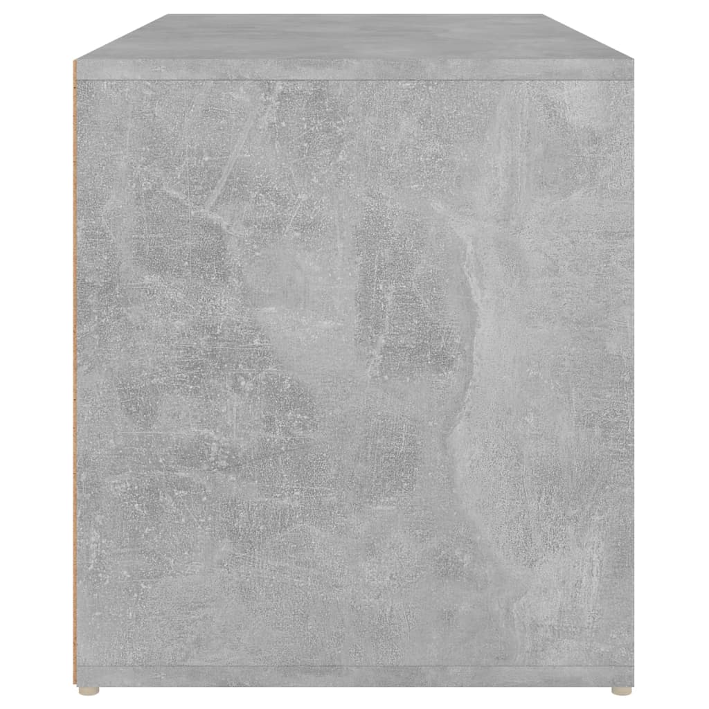 Bench | Concrete Grey | Engineered Wood | Compact | Entryway Bench