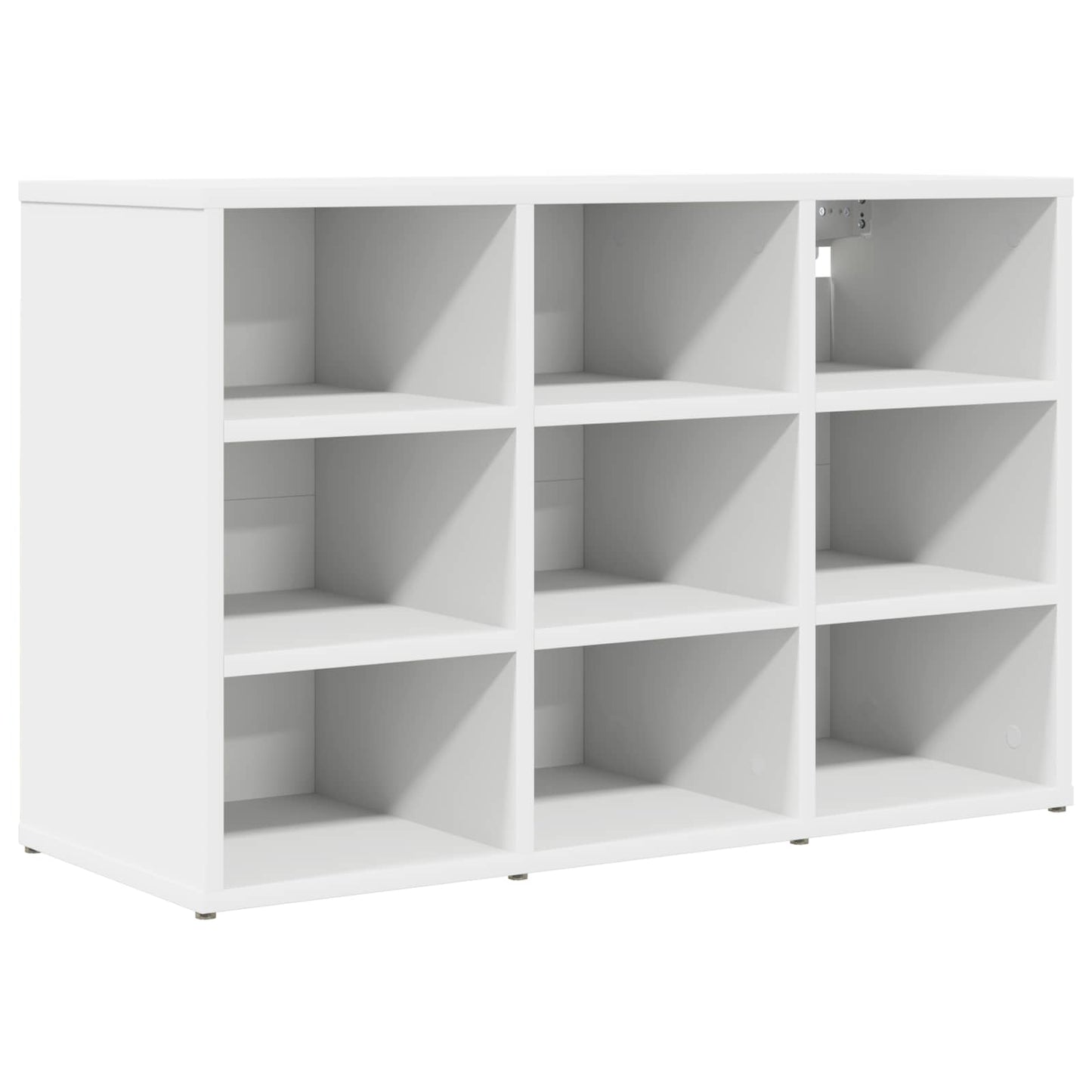 Shoe Cabinet 77.5 x 30 x 51 cm Engineered Wood White