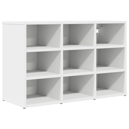 Shoe Cabinet 77.5 x 30 x 51 cm Engineered Wood White