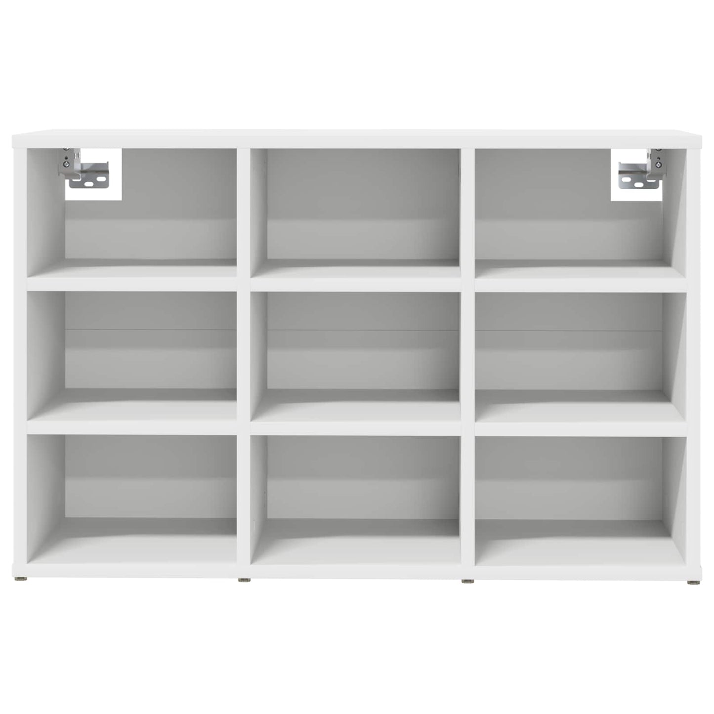 Shoe Cabinet 77.5 x 30 x 51 cm Engineered Wood White