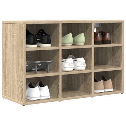 Shoe Cabinet 77.5 x 30 x 51 cm Engineered Wood Sonoma Oak