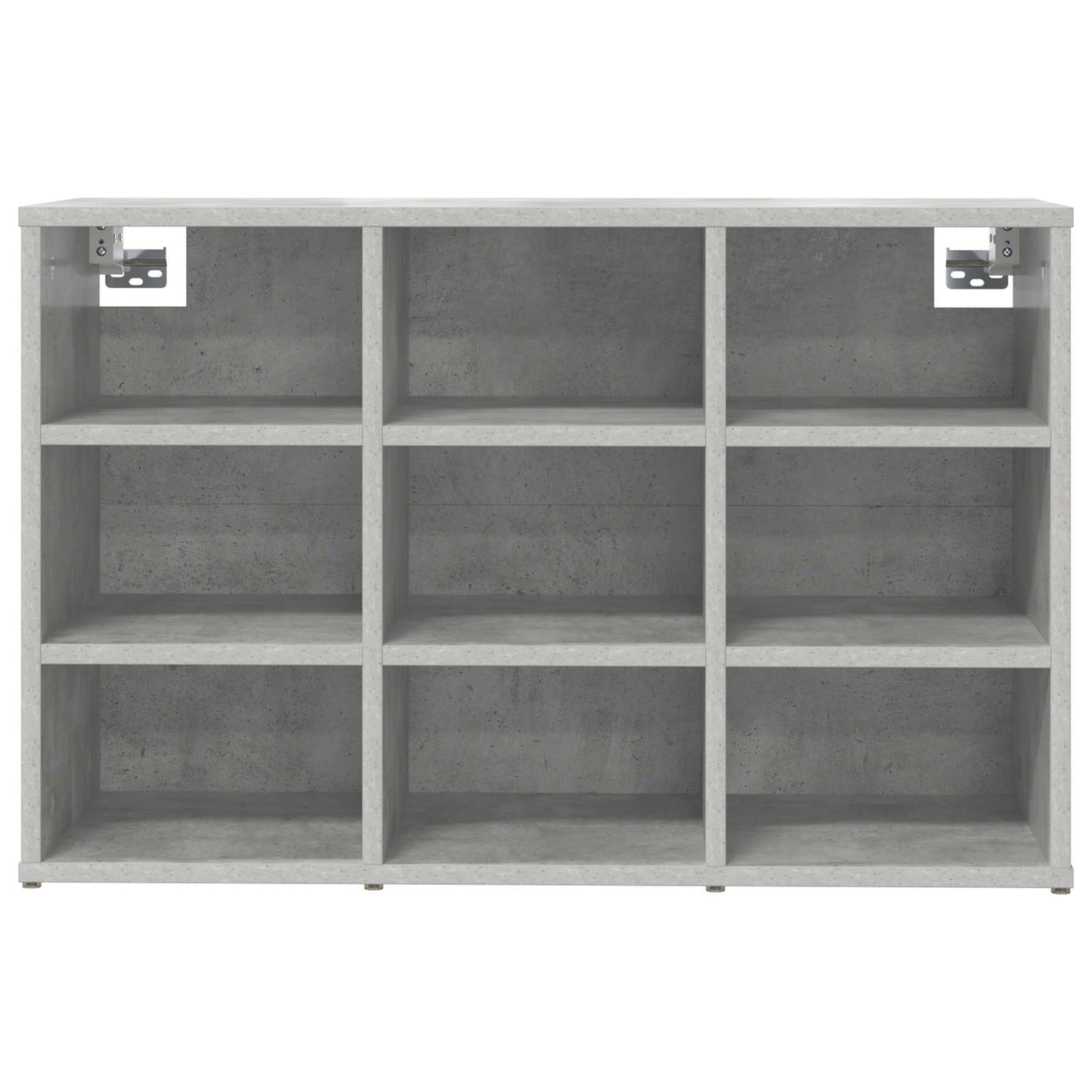 Shoe Cabinet Concrete grey 77.5 x 30 x 51 cm Engineered Wood