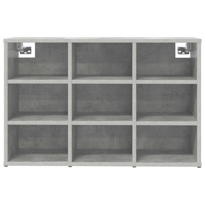 Shoe Cabinet Concrete grey 77.5 x 30 x 51 cm Engineered Wood