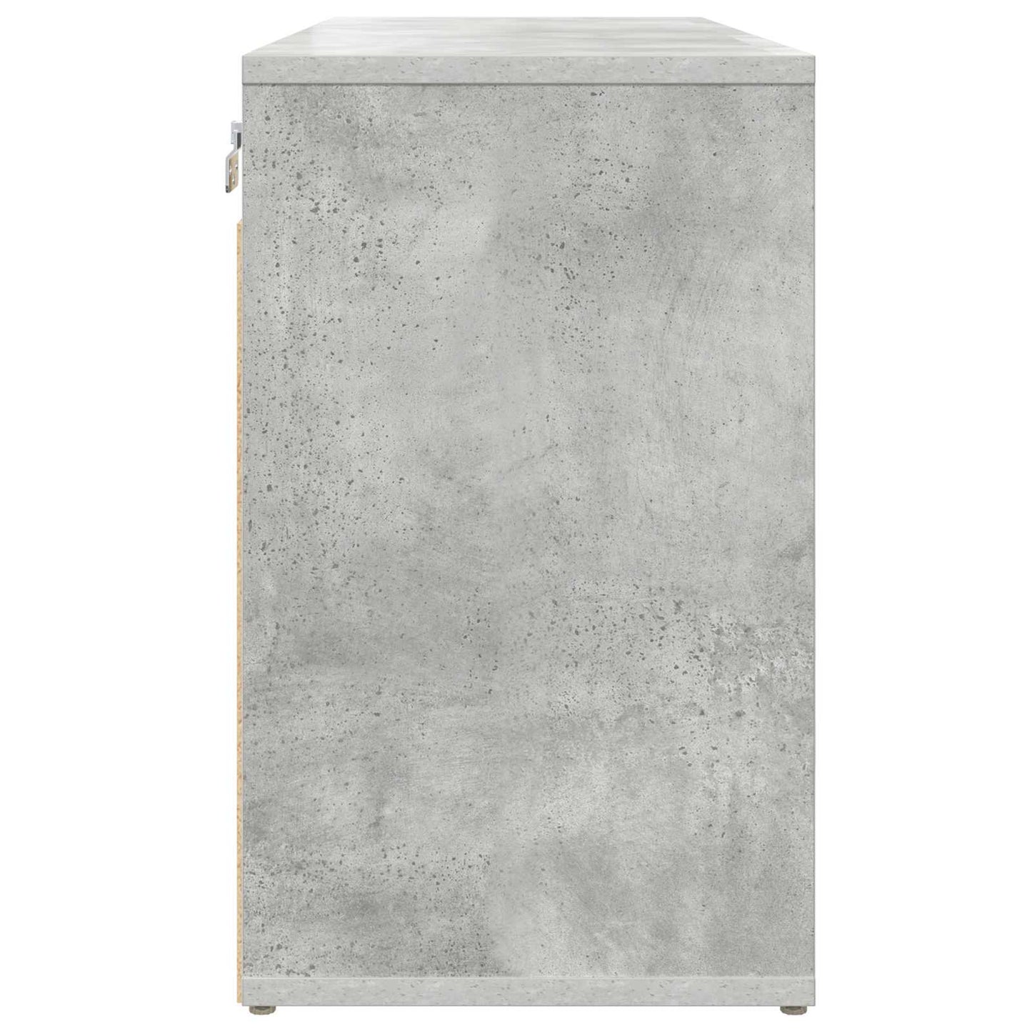 Shoe Cabinet Concrete grey 77.5 x 30 x 51 cm Engineered Wood
