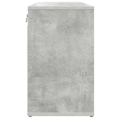 Shoe Cabinet Concrete grey 77.5 x 30 x 51 cm Engineered Wood