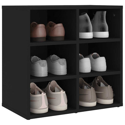 Shoe Cabinet | Set of 2 | Black | Engineered wood | Medium | Shoe Cabinet