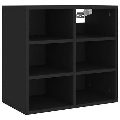 Shoe Cabinet | Set of 2 | Black | Engineered wood | Medium | Shoe Cabinet