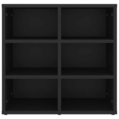 Shoe Cabinet | Set of 2 | Black | Engineered wood | Medium | Shoe Cabinet