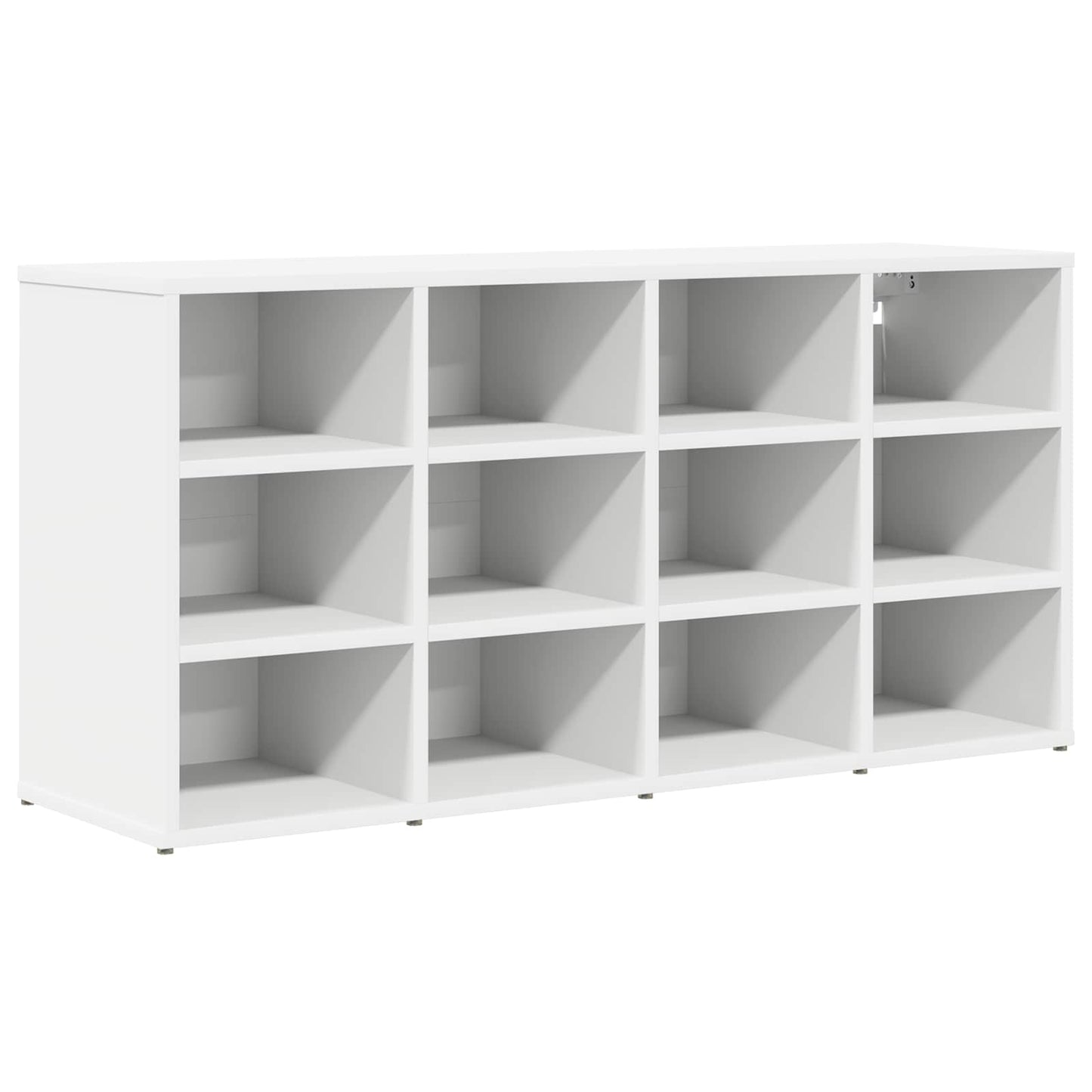 Shoe Cabinet 103 x 30 x 51 cm Engineered Wood White