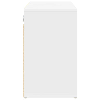 Shoe Cabinet 103 x 30 x 51 cm Engineered Wood White