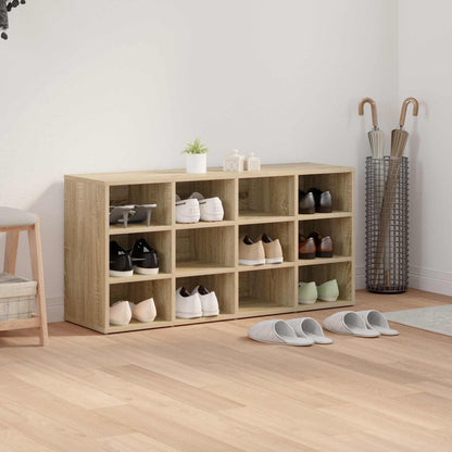 Shoe Cabinet 103 x 30 x 51 cm Engineered Wood Sonoma Oak