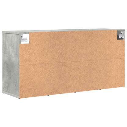 Shoe Cabinet Concrete grey 103 x 30 x 51 cm Engineered Wood