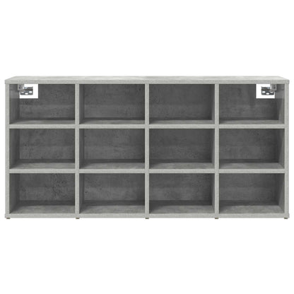 Shoe Cabinet Concrete grey 103 x 30 x 51 cm Engineered Wood