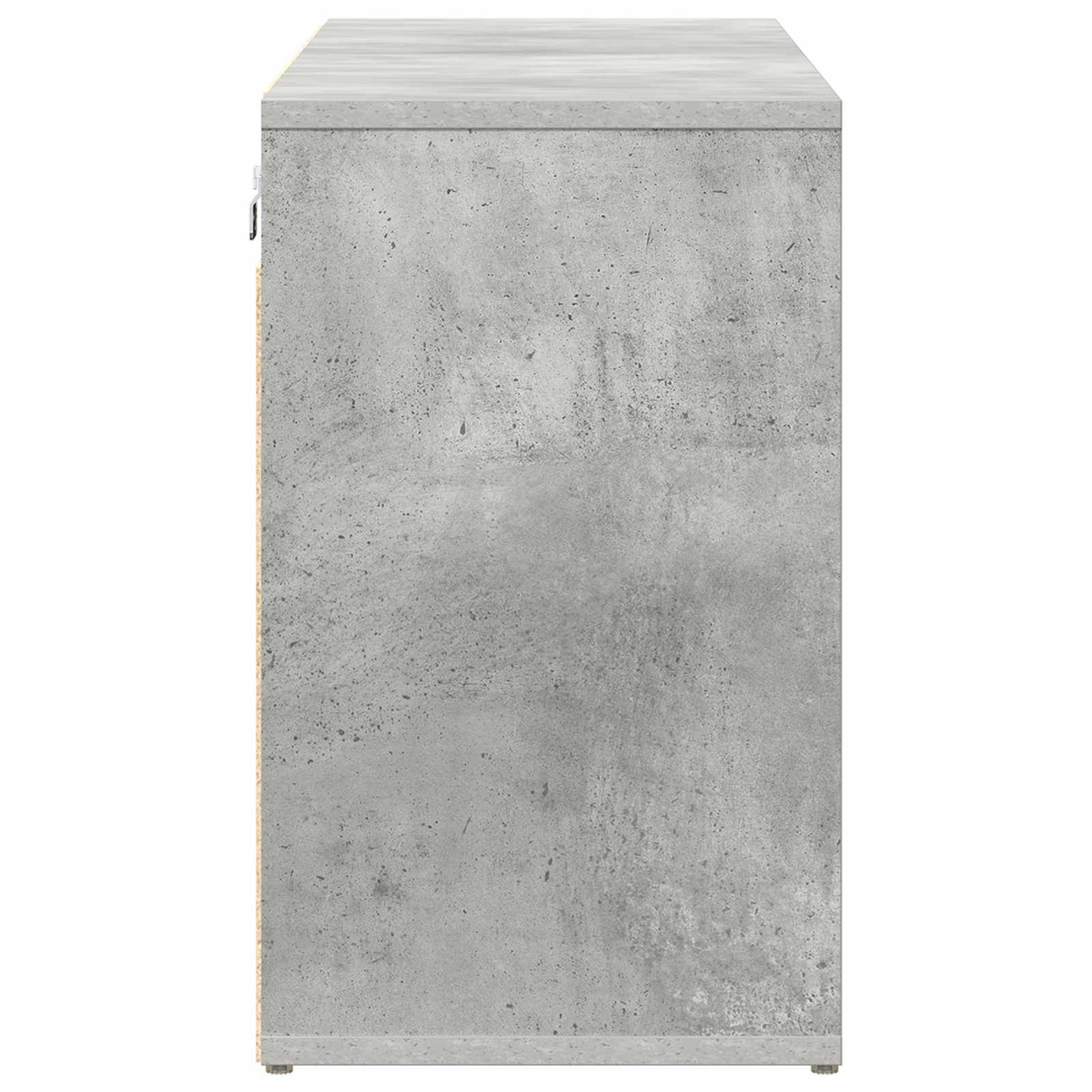 Shoe Cabinet Concrete grey 103 x 30 x 51 cm Engineered Wood