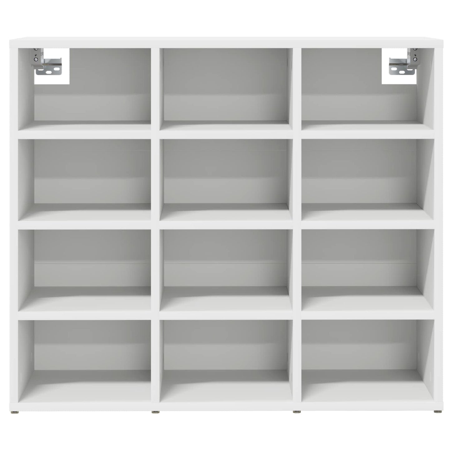 Shoe Cabinet 77.5 x 30 x 67 cm Engineered Wood White