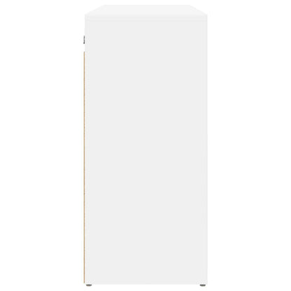 Shoe Cabinet 77.5 x 30 x 67 cm Engineered Wood White