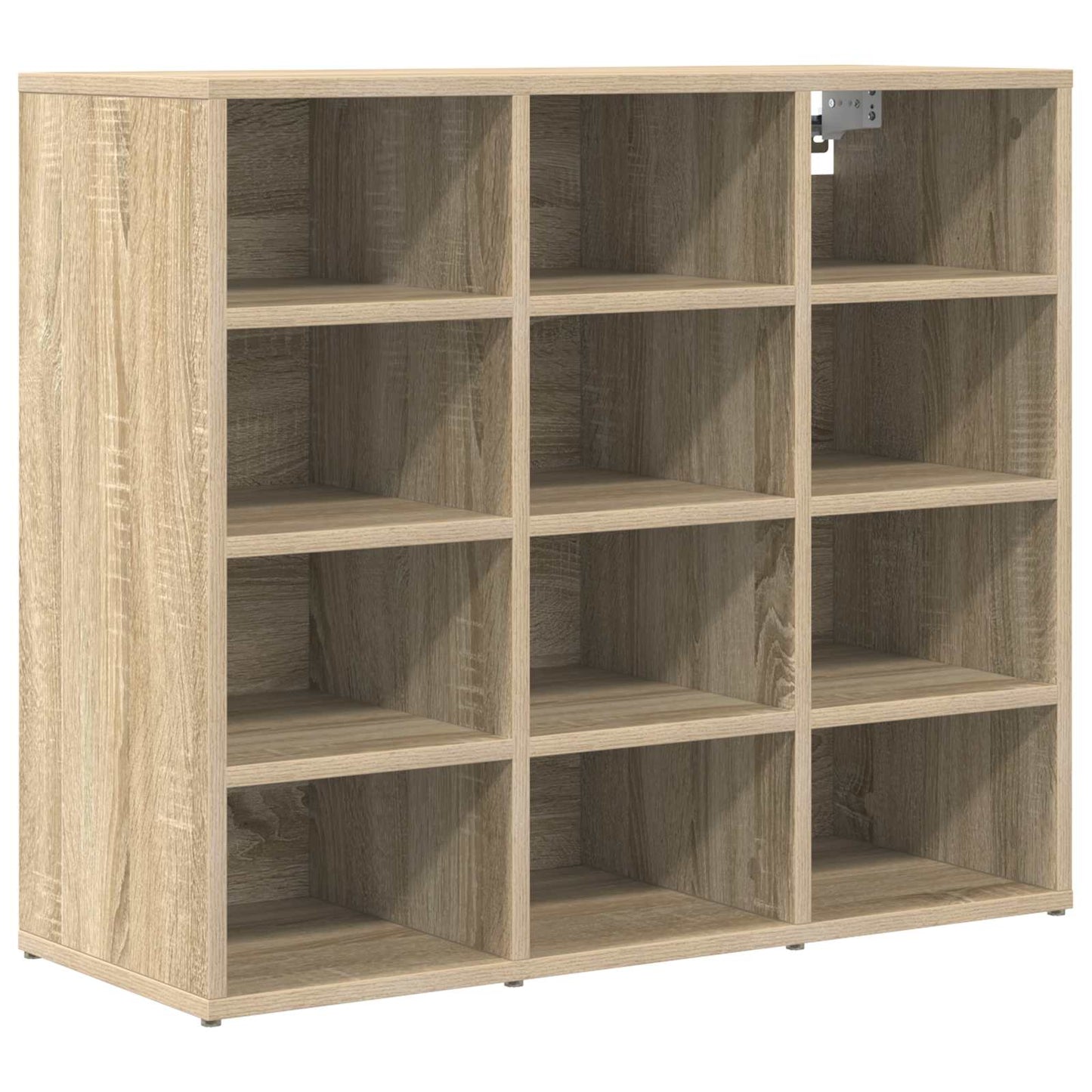 Shoe Cabinet 77.5 x 30 x 67 cm Engineered Wood Sonoma Oak