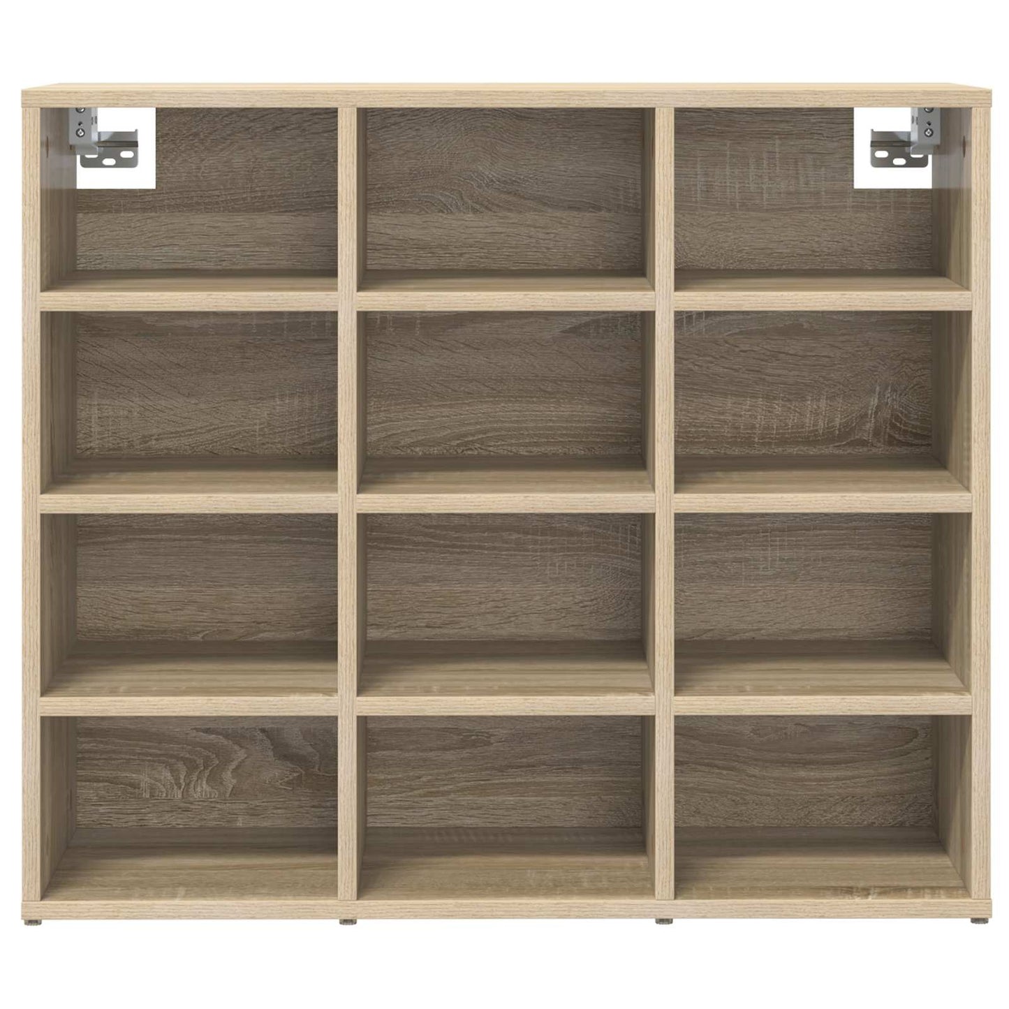 Shoe Cabinet 77.5 x 30 x 67 cm Engineered Wood Sonoma Oak