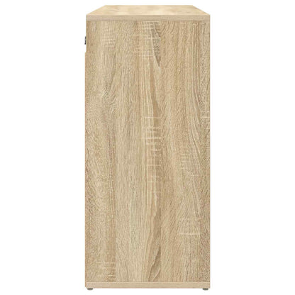 Shoe Cabinet 77.5 x 30 x 67 cm Engineered Wood Sonoma Oak