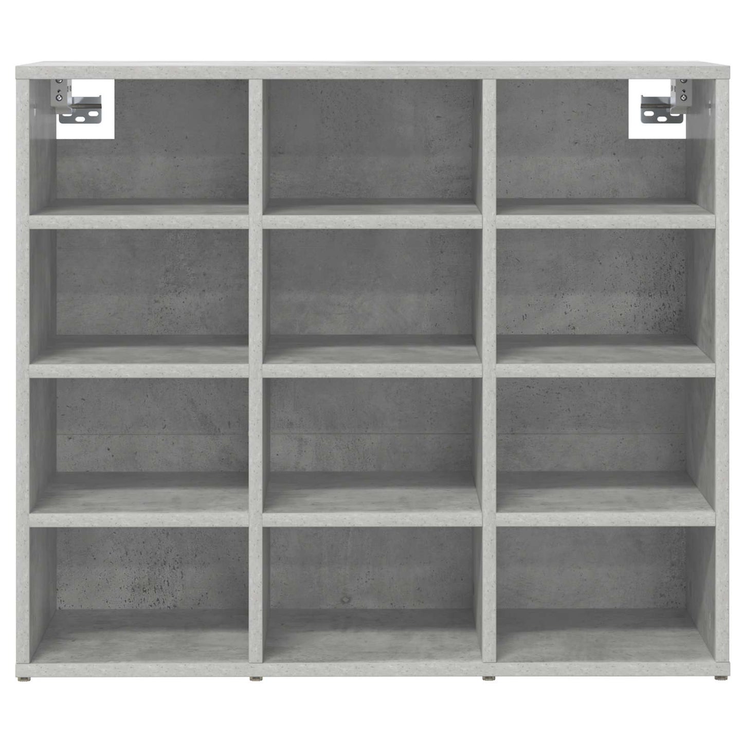 Shoe Cabinet Concrete grey 77.5 x 30 x 67 cm Engineered Wood
