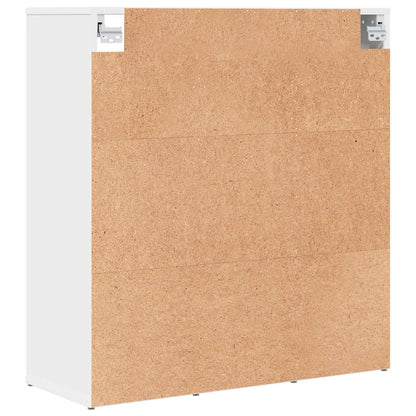 Shoe Cabinet 77.5 x 30 x 83.5 cm Engineered Wood White