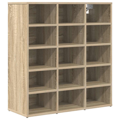 Shoe Cabinet 77.5 x 30 x 83.5 cm Engineered Wood Sonoma Oak