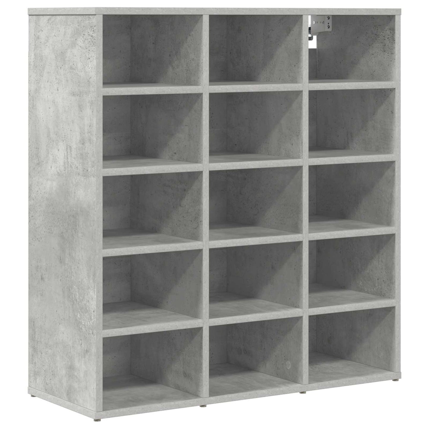 Shoe Cabinet Concrete grey 77.5 x 30 x 83.5 cm Engineered Wood