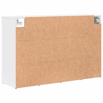 Shoe Cabinet 103 x 30 x 67 cm Engineered Wood White