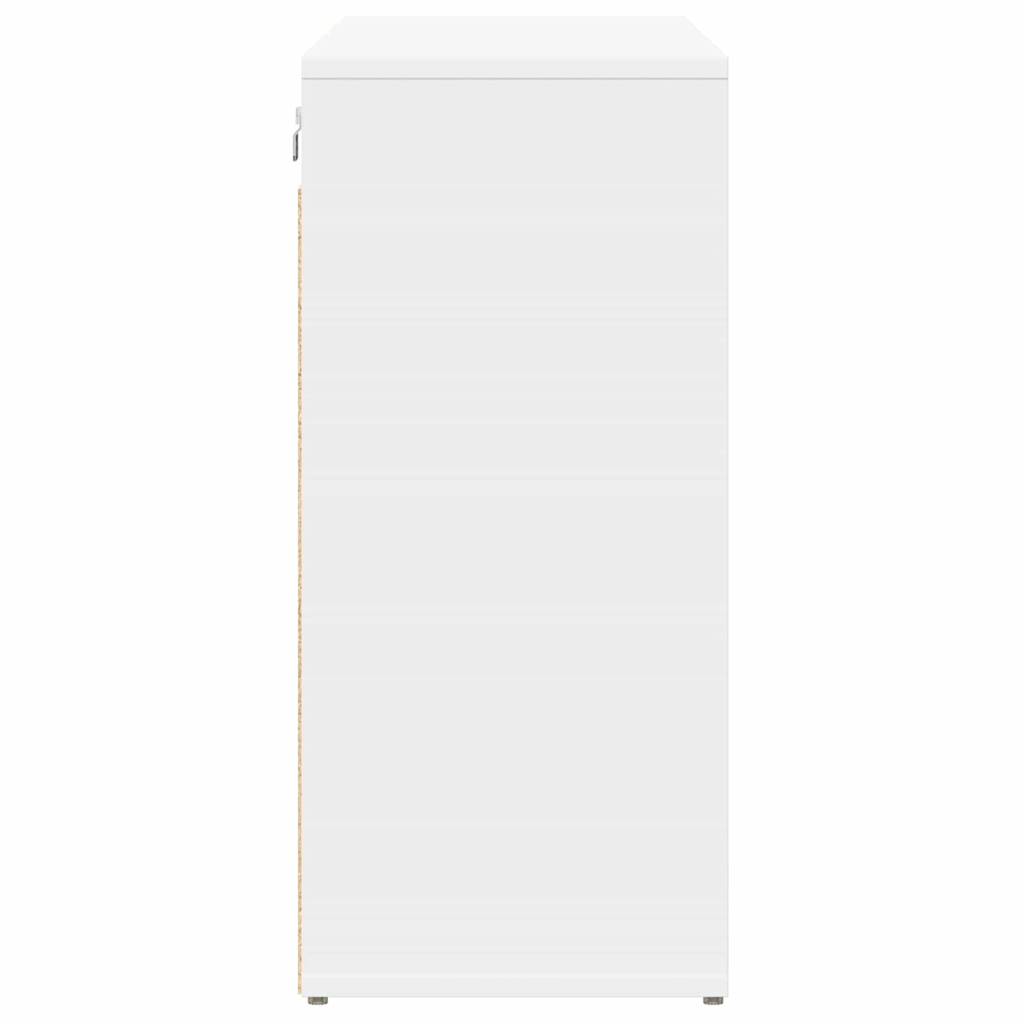 Shoe Cabinet 103 x 30 x 67 cm Engineered Wood White
