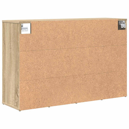 Shoe Cabinet 103 x 30 x 67 cm Engineered Wood Sonoma Oak