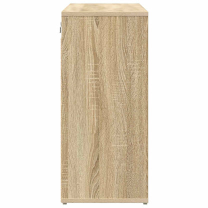 Shoe Cabinet 103 x 30 x 67 cm Engineered Wood Sonoma Oak