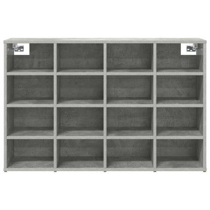 Shoe Cabinet Concrete grey 103 x 30 x 67 cm Engineered Wood