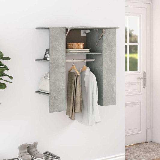 Hallway Cabinet Concrete Grey 97,5x37x99 cm Engineered Wood