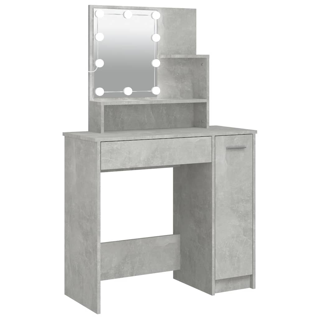 Dressing Table | Concrete grey | Engineered wood, acrylic | Standard
