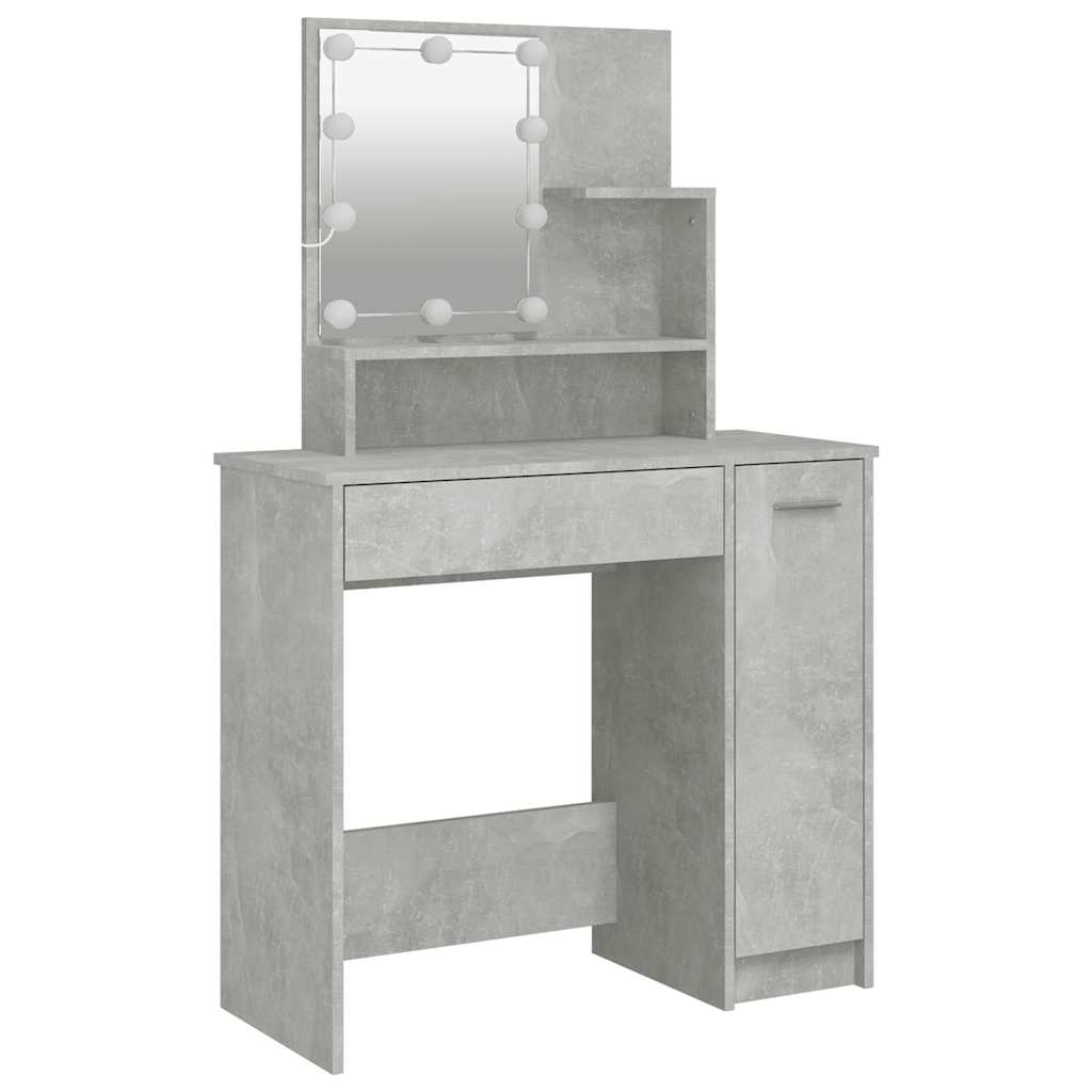 Dressing Table | Concrete grey | Engineered wood, acrylic | Standard